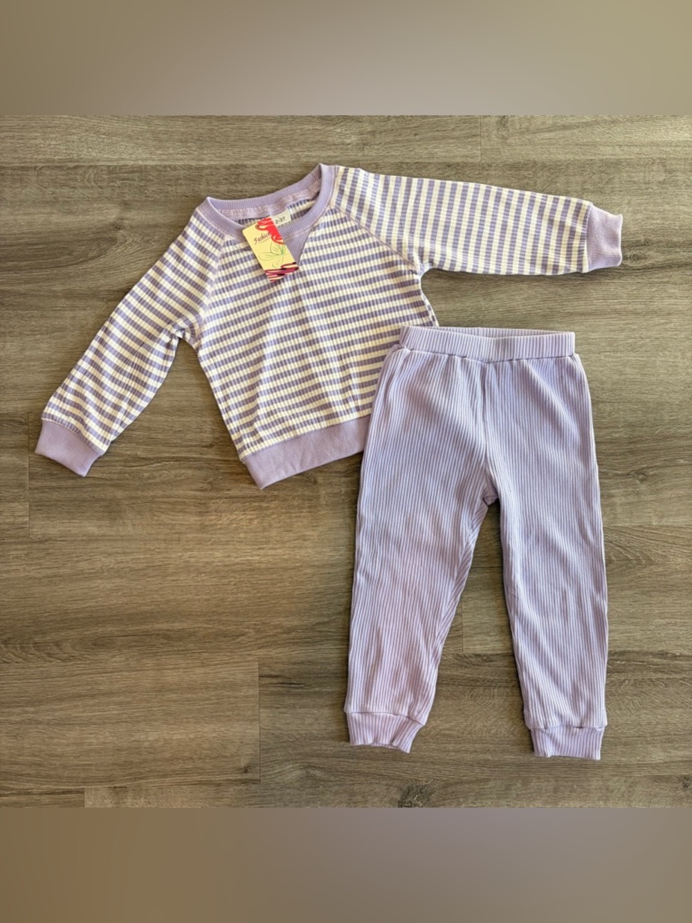 NEW Fashion toddler girls lavender matching set